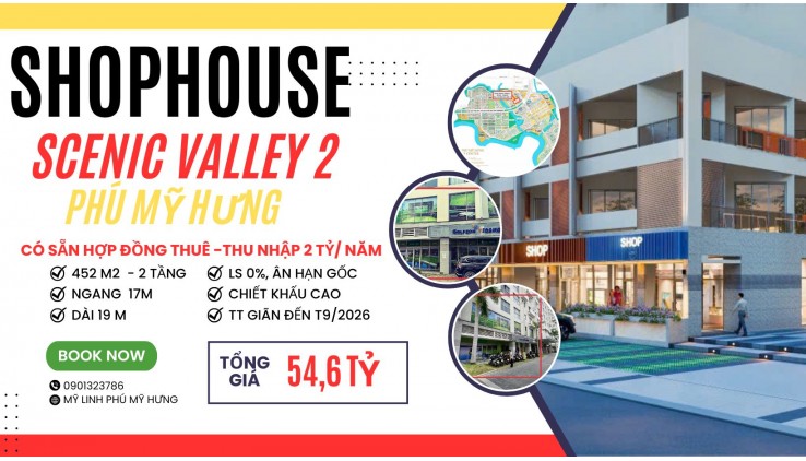 Cơ Hội Sở Hữu Shophouse Scenic Valley – Thanh Toán Linh Hoạt Đến 2026